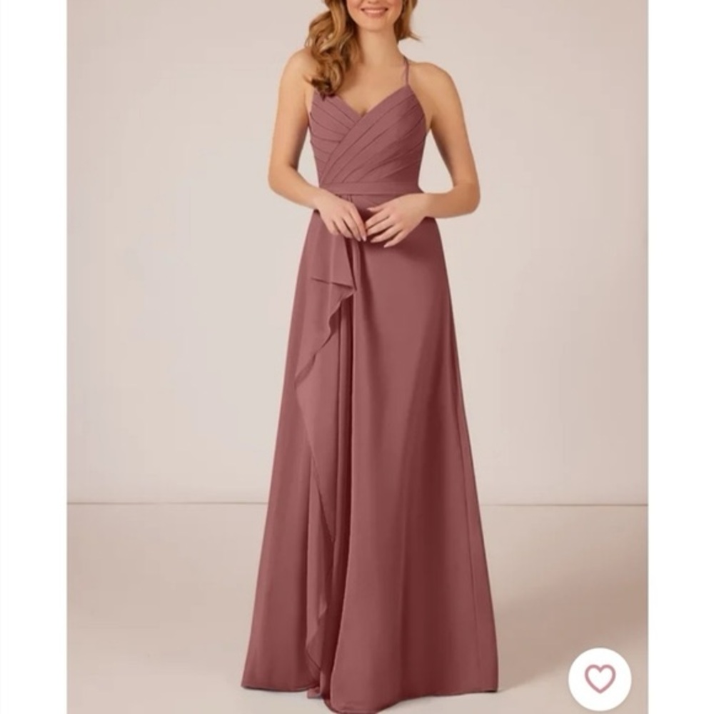 Azazie Dawn Bridesmaid Dress Size A2 Desert Rose
RN155143